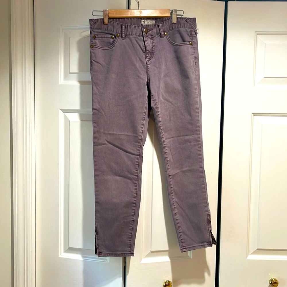 Free people lilac jeans in excellent condition
